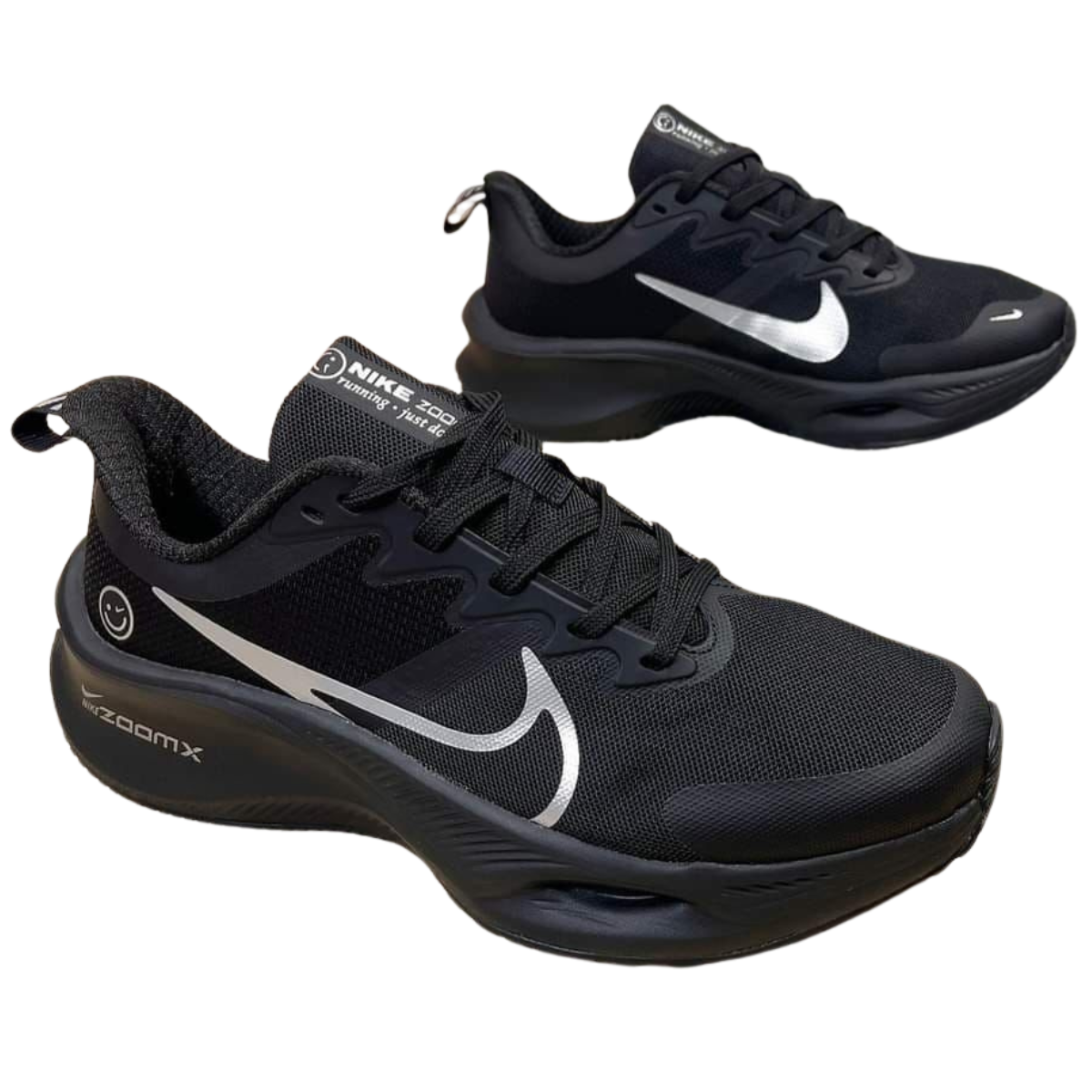 Comprar Zapatillas Nike ZoomX Carita Feliz Hombre. ¿Estás buscando comprar Zapatillas Nike ZoomX Carita Feliz Hombre y quieres saber más sobre sus ventajas y dónde adquirirlas? En Onlineshoppingcenterg, te ofrecemos toda la información y los mejores precios para que encuentres el modelo ideal de Nike ZoomX que se ajuste a tus necesidades.  ¿Por Qué Comprar Zapatillas Nike ZoomX Carita Feliz Hombre? Las Nike ZoomX Carita Feliz Hombre combinan la tecnología avanzada ZoomX de Nike con un diseño único y atractivo. Ideales tanto para corredores como para el uso diario, estas zapatillas son reconocidas por su rendimiento, comodidad y estilo moderno.  Beneficios de las Nike ZoomX Carita Feliz Hombre Tecnología ZoomX: Con una entresuela ZoomX ligera y reactiva, estas zapatillas brindan una amortiguación superior que transforma cada paso en un impulso hacia adelante. Diseño Original: La “Carita Feliz” es un detalle especial que añade un toque único a estas zapatillas, resaltando en estilo sin perder el rendimiento que caracteriza a los modelos Nike ZoomX. Comodidad y Resistencia: Con una estructura pensada para el uso prolongado, las Nike ZoomX ofrecen un soporte ideal en diferentes superficies, desde calles de ciudad hasta terrenos de senderismo. Características Destacadas de las Zapatillas Nike ZoomX Carita Feliz Hombre 1. Tecnología ZoomX para el Mejor Rendimiento El sistema Nike ZoomX es conocido por su capacidad para ofrecer una amortiguación suave y dinámica, perfecta para quienes buscan velocidad y comodidad en cada pisada. Modelos similares, como el Nike Vaporfly Next 2 o el Nike ZoomX Vaporfly Next 3, comparten esta tecnología, brindando soporte excepcional para correr o caminar largas distancias.